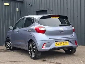 Used Hyundai i10 Premium 2024 Blue Hatchback