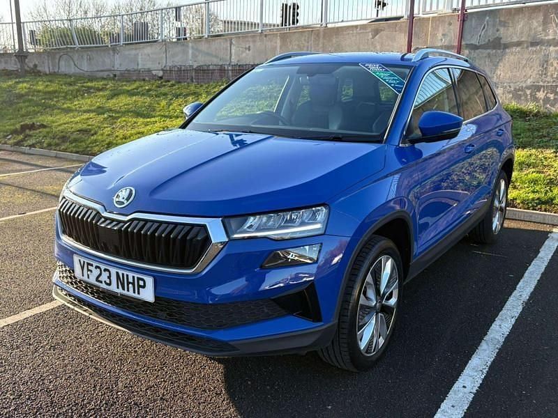 Used Skoda Karoq SE L 110 HP (80 kW) 2023 Blue SUV