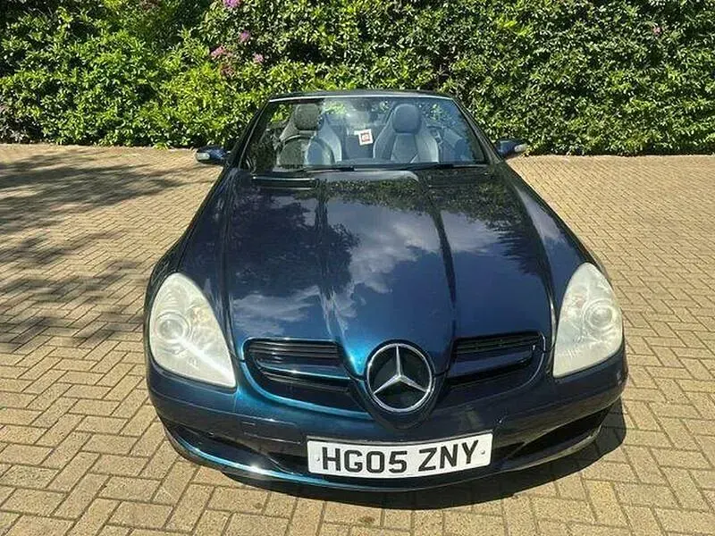 Used Mercedes SLK350 272 HP (200 kW) 2005 Blue Cabriolet