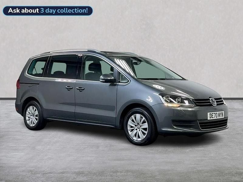 Grey Used 2020 VW Sharan SE MPV | £15,749 (Expensive) - Image 1/4