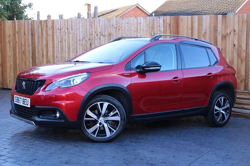 Red Used 2017 Peugeot 2008 GT-line SUV | £7,450 (Fair price) - Image 1/4