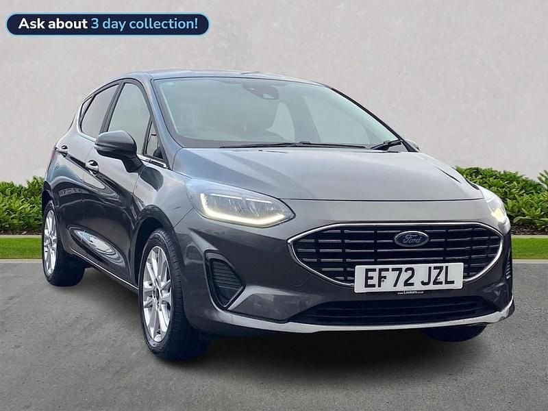 Grey Used 2022 Ford Fiesta Titanium Hatchback | £12,799 (Fair price) - Image 1/4
