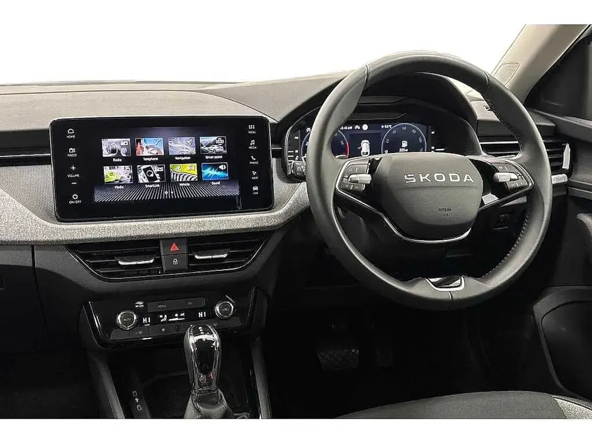 Used Skoda Scala SE 85 HP (62 kW) 2025 Moon white metallic Hatchback