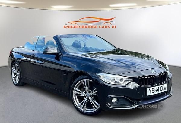 Black Used 2014 BMW 420 Sport Line Cabriolet | £9,995 (Fair price) - Image 1/4