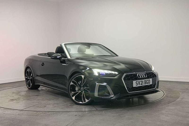 Black Used 2021 Audi A5 Cabriolet Comfort Cabriolet | £31,900 (Fair price) - Image 1/4