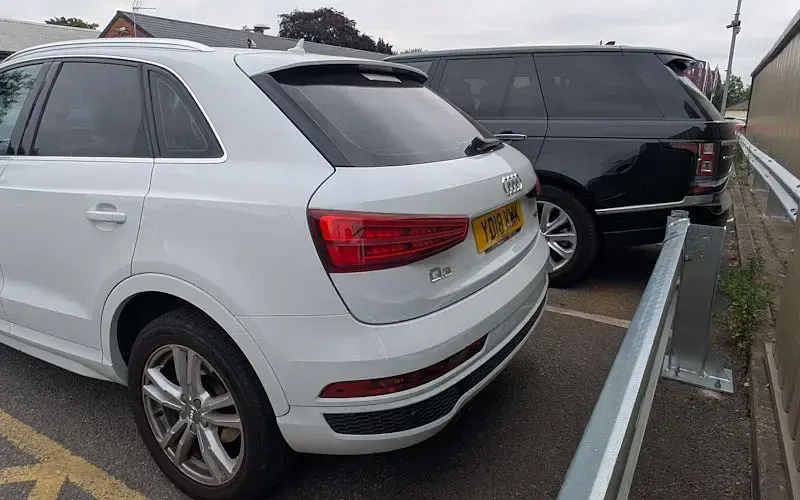 Used Audi Q3 S-Line 150 HP (110 kW) 2018 White SUV