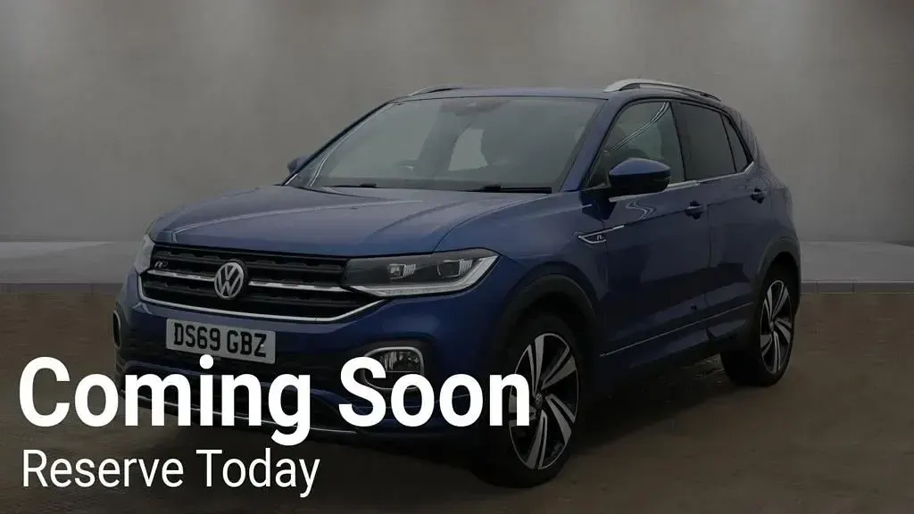 Used VW T-Cross R-line 115 HP (84 kW) 2020 Blue SUV