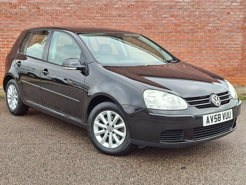 Used VW Golf VI Match 103 HP (75 kW) 2008 Black Hatchback