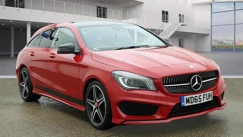Used Mercedes CLA200 AMG 136 HP (100 kW) 2015 Red Estate