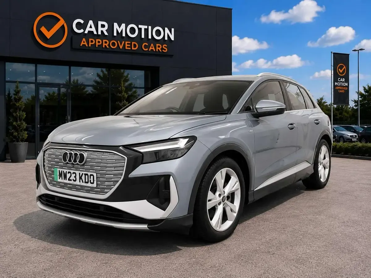 Used Audi Q4 e-tron S-Line 150 kW (204 HP) 2023 Blue SUV