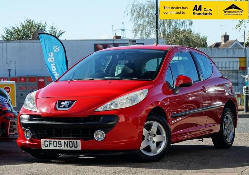 Red Used 2009 Peugeot 207 Hatchback | £1,995 (Fair price) - Image 1/4