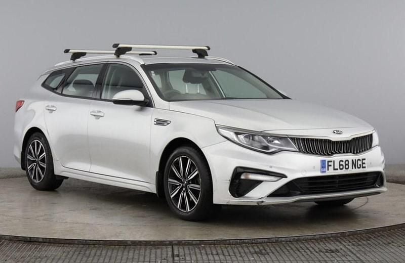Silver Used 2018 Kia Optima 2 Estate | £7,250 (Good price) - Image 1/4