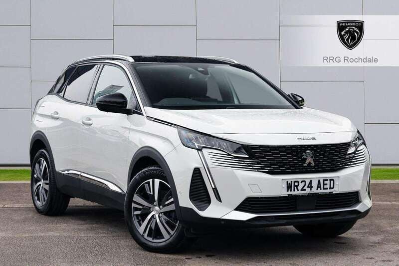 White Used 2024 Peugeot 3008 Allure+ SUV | £22,195 (Good price) - Image 1/4