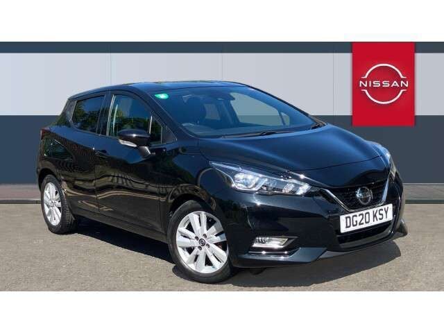 Black Used 2020 Nissan Micra Acenta Hatchback | £11,856 (Fair price) - Image 1/4