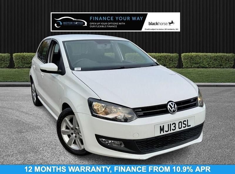 White Used 2013 VW Polo Match Hatchback | £4,295 (Fair price) - Image 1/3