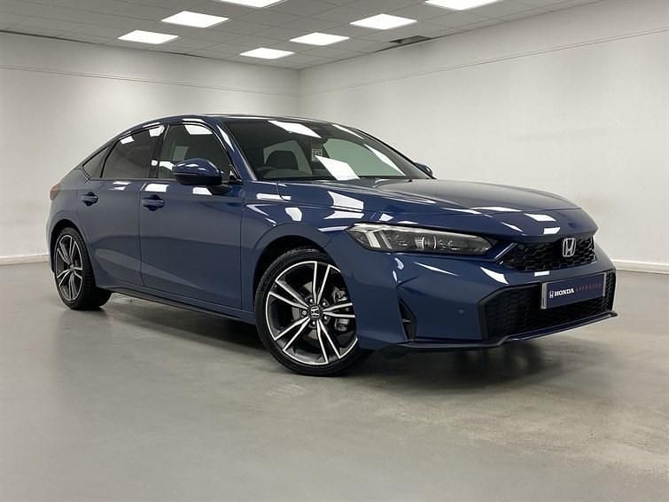 Blue New 2025 Honda Civic Advance Hatchback | £41,380 (A bit pricey) - Image 1/4