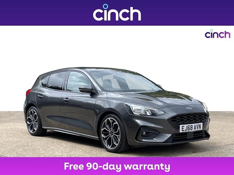 Grey Used 2018 Ford Focus ST-Line X Hatchback | £11,999 (Fair price) - Image 1/3