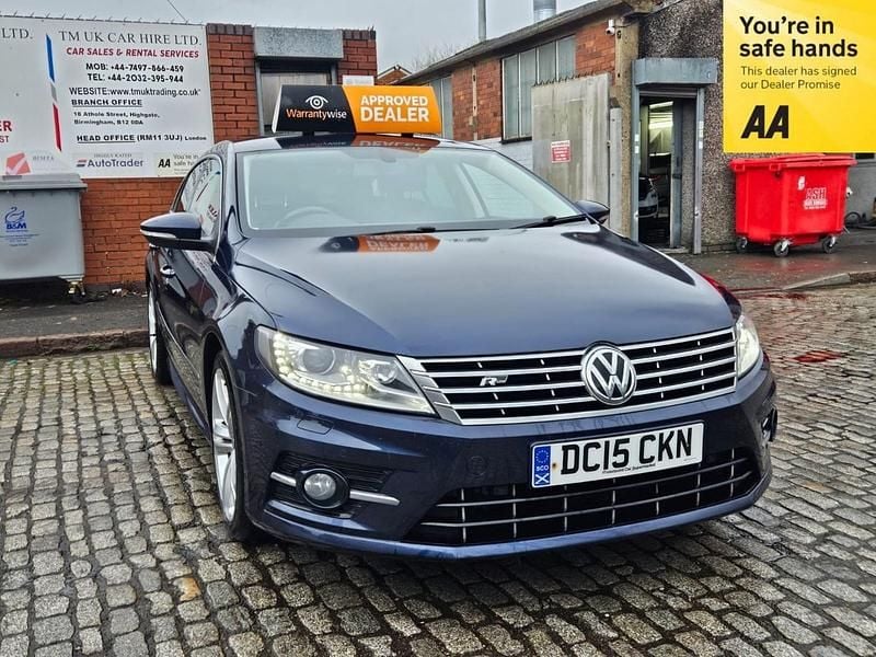Used VW CC R-line 177 HP (130 kW) 2015 Blue Sedan