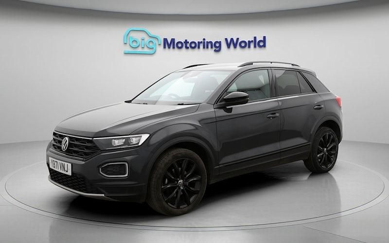 Used VW T-Roc Black Edition 110 HP (80 kW) 2021 Grey SUV