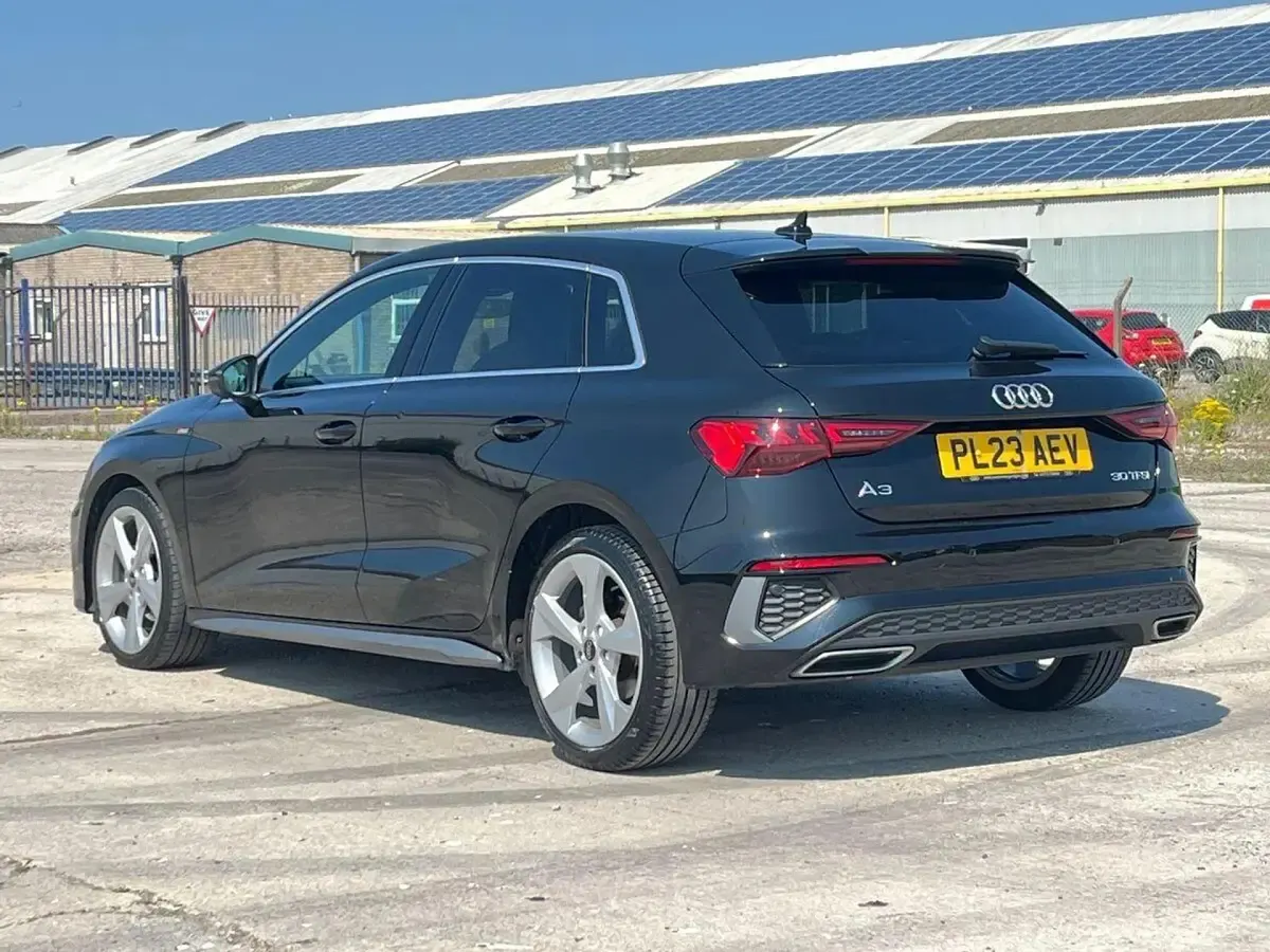 Used Audi A3 Sportback S-Line 110 HP (80 kW) 2023 Black Hatchback