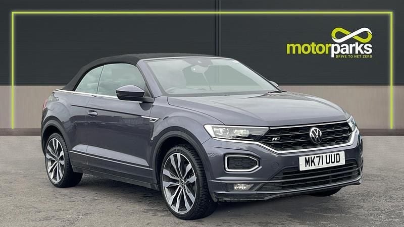 Indium grey metallic Used 2021 VW T-Roc R-line SUV | £17,000 (Super price) - Image 1/4