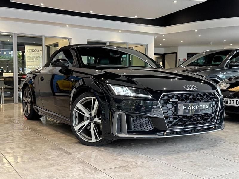 Black Used 2019 Audi TT Roadster S-Line Cabriolet | £22,844 (Expensive) - Image 1/4