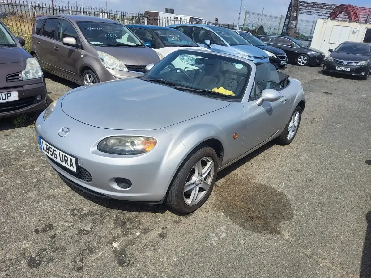 Used Mazda MX5 160 HP (117 kW) 2007 Silver Cabriolet