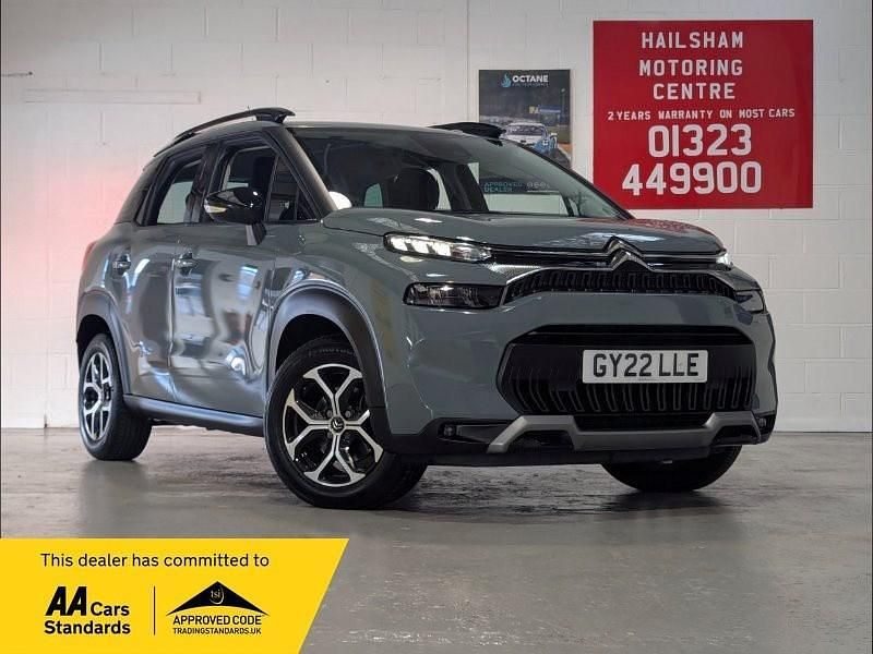 Khaki grey Used 2022 Citroën C3 Aircross PureTech SUV | £12,450 (Fair price) - Image 1/4