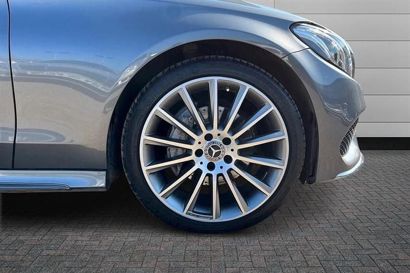 Used Mercedes C220 AMG Line Premium Plus 170 HP (125 kW) 2018 Grey Cabriolet
