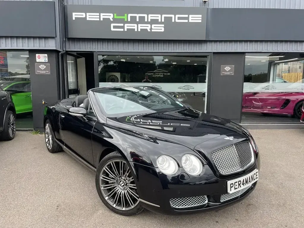 Used Bentley Continental GT Convertible 560 HP (411 kW) 2009 Black Cabriolet