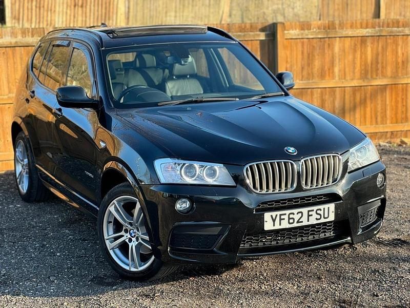 Black Used 2013 BMW X3 M Sport SUV | £10,899 (Fair price) - Image 1/4