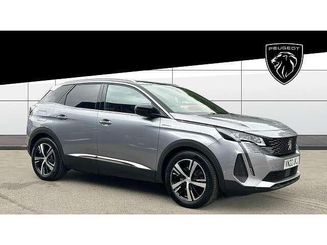 Grey Used 2022 Peugeot 3008 Premium SUV | £22,455 (Fair price) - Image 1/4