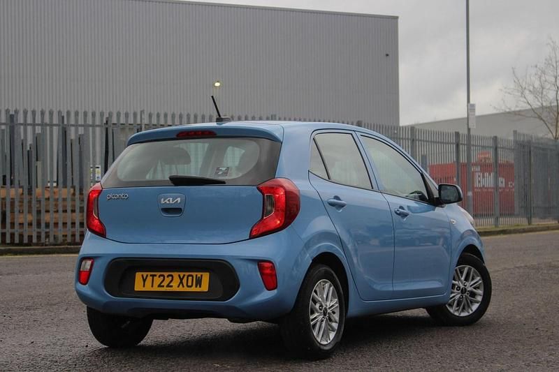 Used Kia Picanto 2022 Blue Hatchback