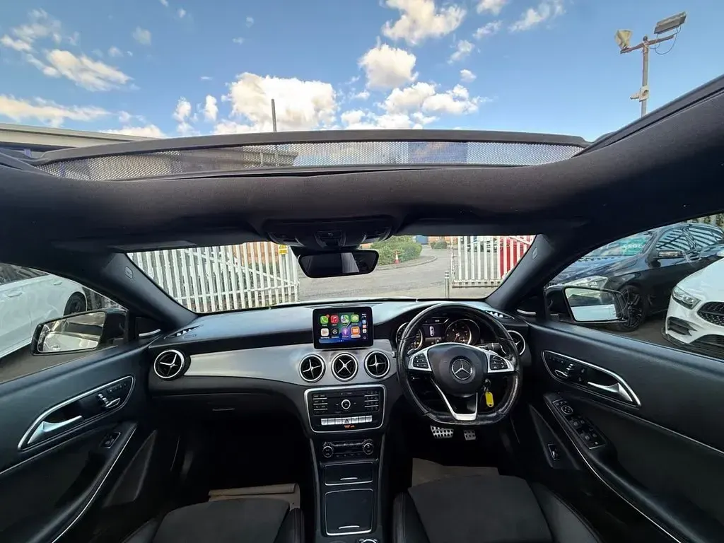 Used Mercedes CLA220 AMG line 2018 White Sedan