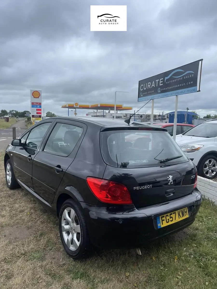 Used Peugeot 307 S 110 HP (80 kW) 2007 Black Hatchback
