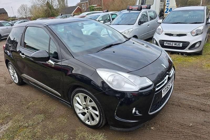 Black Used 2015 DS Automobiles DS3 Hatchback | £3,190 (Good price) - Image 1/1