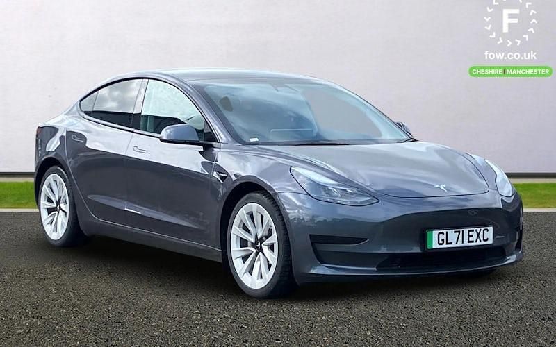 Grey Used 2021 Tesla Model 3 Standard Range Sedan | £19,399 (Fair price) - Image 1/3