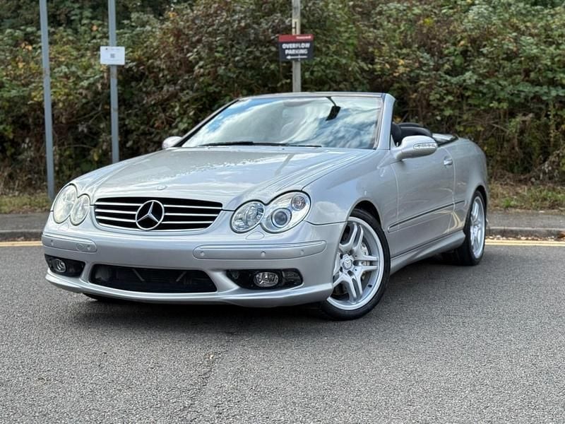 Used Mercedes CLK55 AMG 2004 Silver Cabriolet