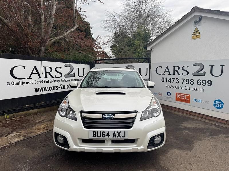 Begagnad Subaru Outback 2014 Vit Kombi