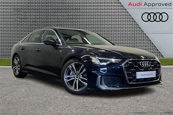 Blue Used 2023 Audi A6 S-Line Sedan | £28,692 (Fair price) - Image 1/3