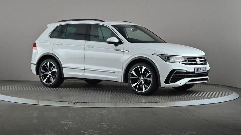 White Used 2021 VW Tiguan R-line SUV | £25,798 (Fair price) - Image 1/4