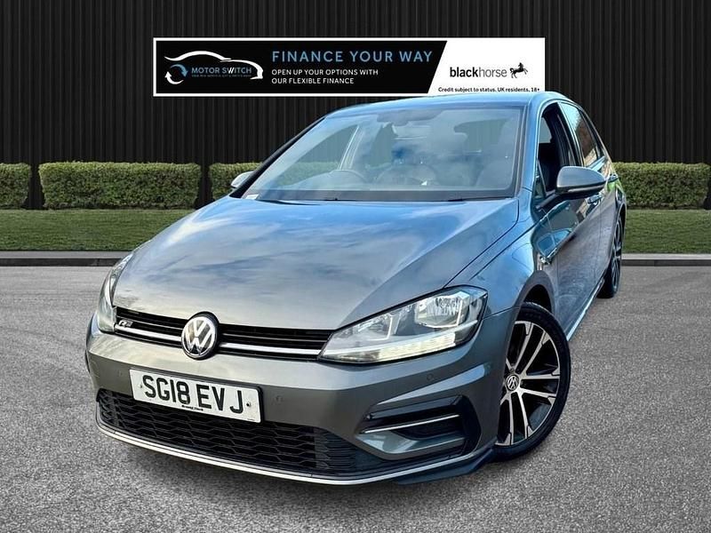 Used VW Golf VII R-line 150 HP (110 kW) 2018 Grey Hatchback