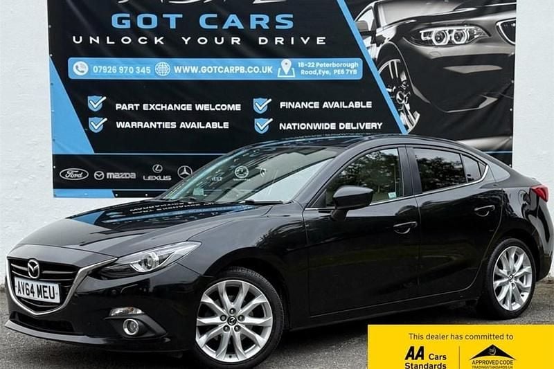 Black Used 2014 Mazda 3 Inclusive Sedan | £7,250 (Fair price) - Image 1/1