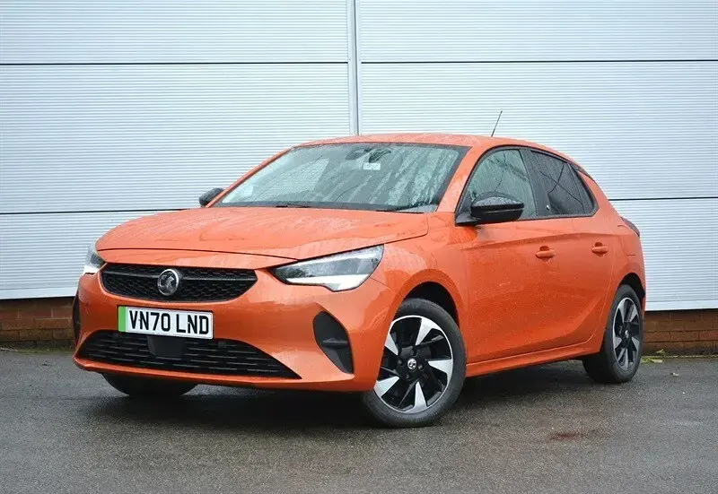 Used Vauxhall Corsa-e 100 kW (136 HP) 2020 Orange Hatchback