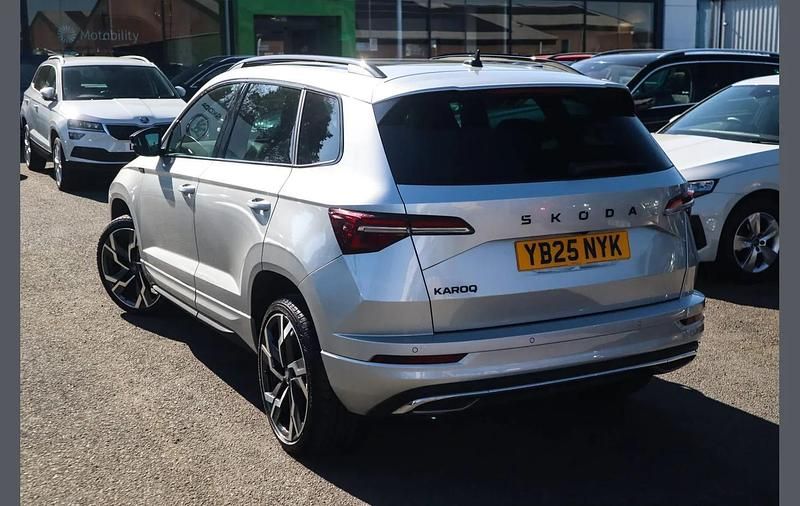 Used Skoda Karoq SportLine 150 HP (110 kW) 2025 Silver SUV