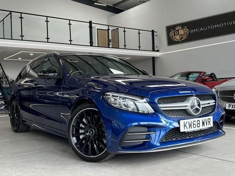 Blue Used 2018 Mercedes C43 AMG Premium Plus Estate | £28,495 (Fair price) - Image 1/4