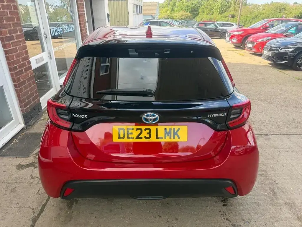 Used Toyota Yaris Design 2023 Red Hatchback