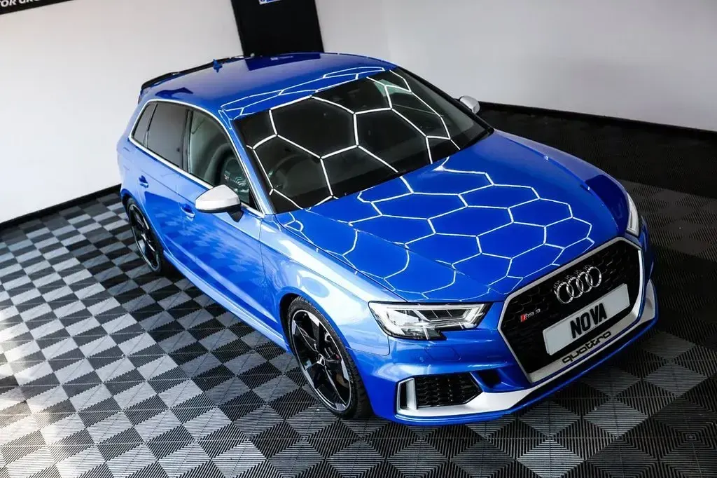 Used Audi RS3 Comfort 340 HP (250 kW) 2018 Blue Sedan