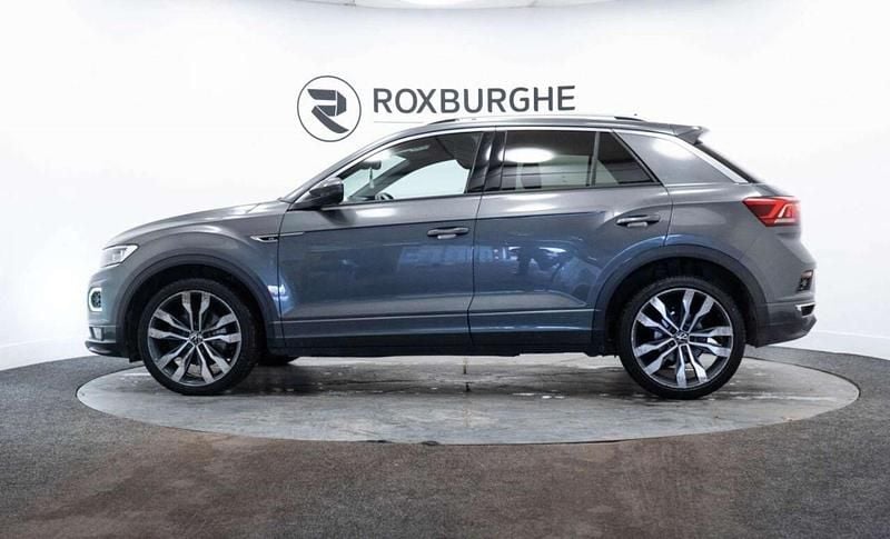 Usado VW T-Roc R-line 150 HP (110 kW) 2021 Cinzento SUV