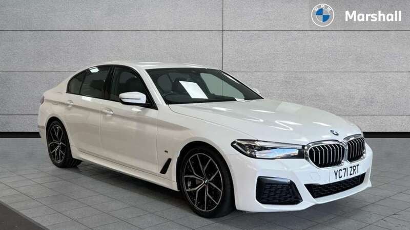 White Used 2021 BMW 520 M Sport Sedan | £29,918 (A bit pricey) - Image 1/4